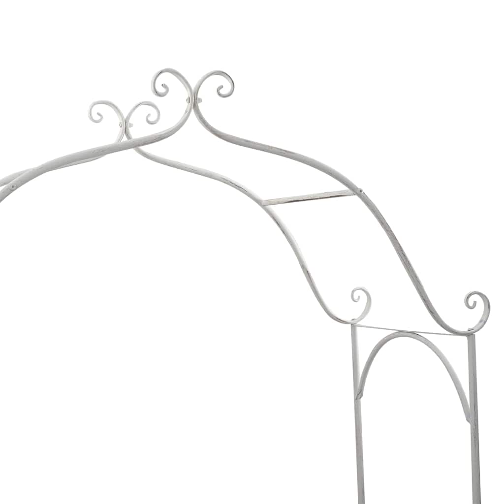 Banco de jardín antiguo 121 x 48 x 200 cm Acero