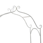 Banco de jardín antiguo 121 x 48 x 200 cm Acero