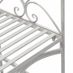 Banco de jardín antiguo 121 x 48 x 200 cm Acero