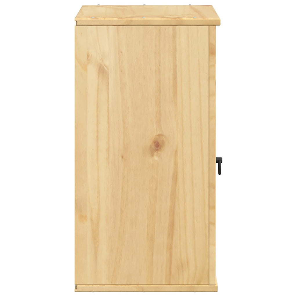 Armario SKI Marrón Miel 40 x 32 x 60 cm Madera de pino macizo