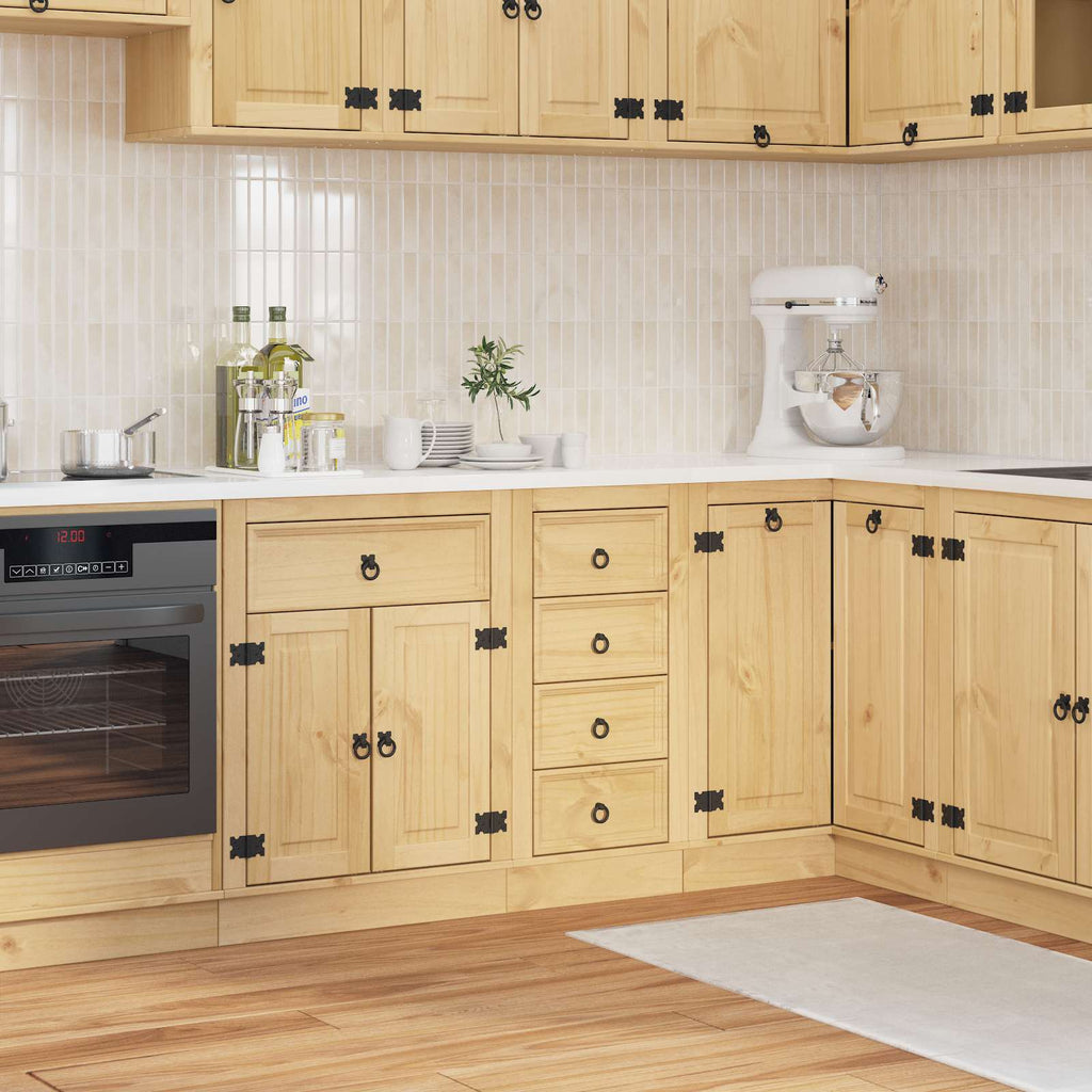 Armario SKI Marrón Miel 40 x 32 x 60 cm Madera de pino macizo