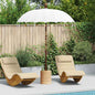 Parasol Balinés Crema 190 x 190 x 260 cm Algodón