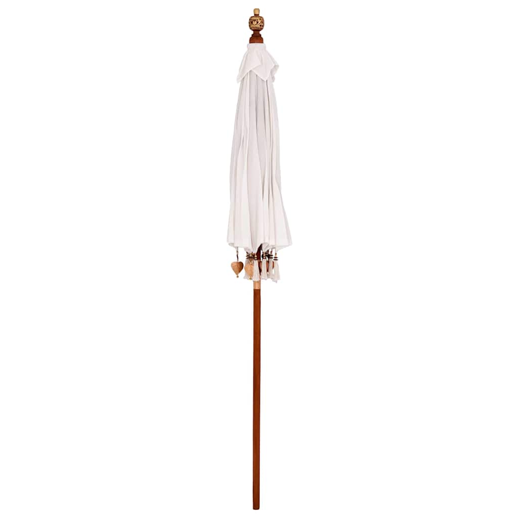 Parasol Balinés Crema 190 x 190 x 260 cm Algodón
