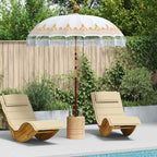 Parasol Balinés Crema 190 x 190 x 260 cm Algodón