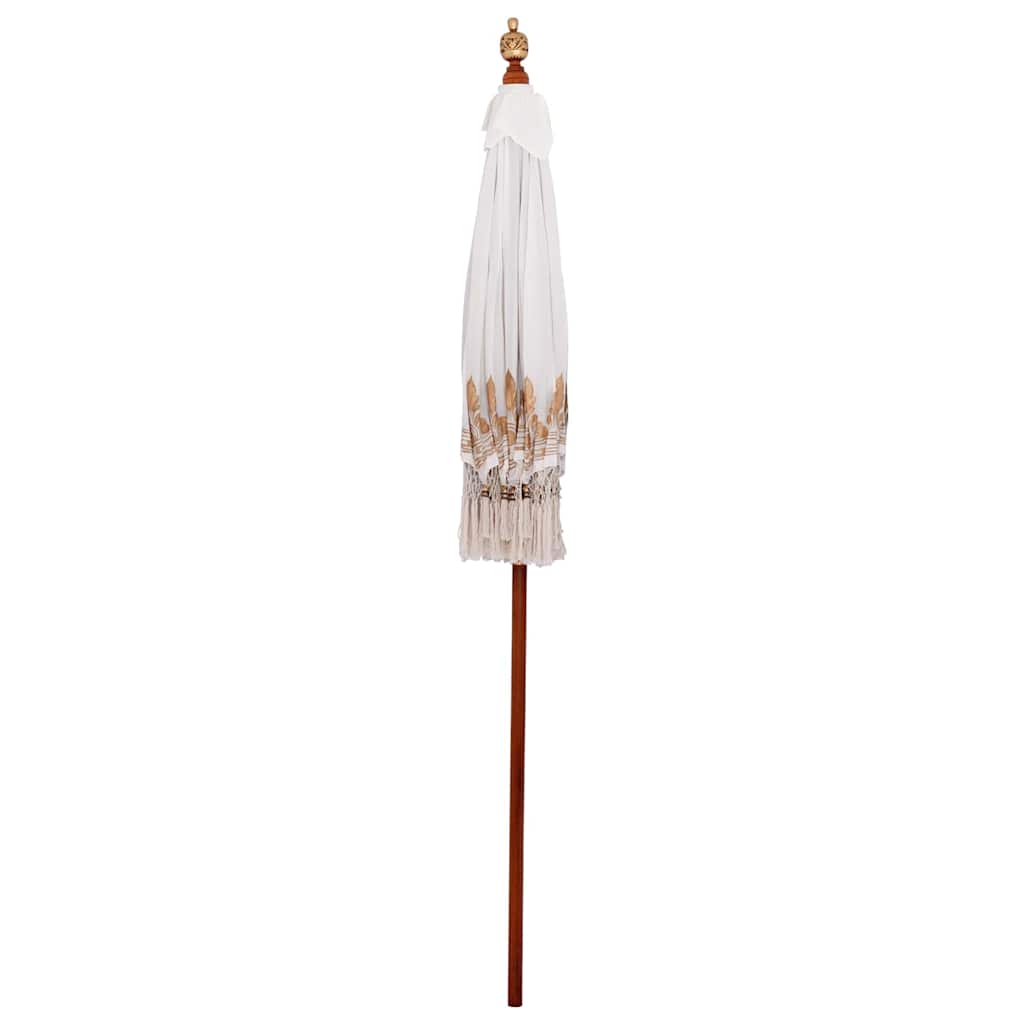 Parasol Balinés Crema 190 x 190 x 260 cm Algodón