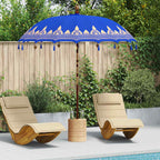 Parasol Balinés Azul 215 x 215 x 260 cm Algodón