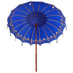 Parasol Balinés Azul 215 x 215 x 260 cm Algodón