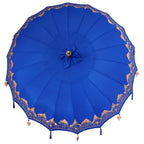 Parasol Balinés Azul 215 x 215 x 260 cm Algodón