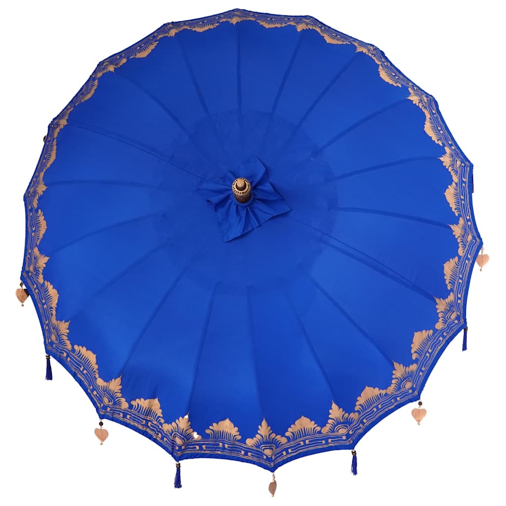 Parasol Balinés Azul 215 x 215 x 260 cm Algodón