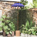 Parasol Balinés Azul 125 x 125 x 260 cm Algodón