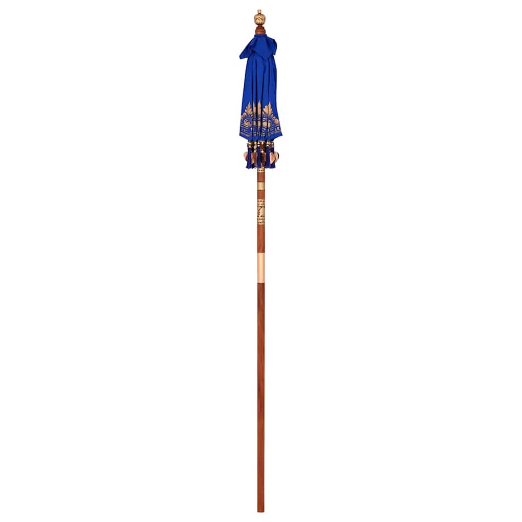 Parasol Balinés Azul 125 x 125 x 260 cm Algodón