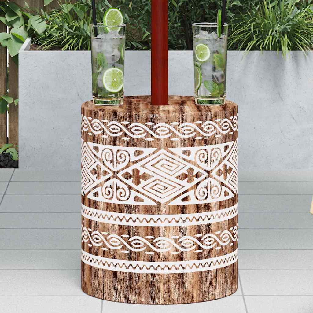 Base para sombrilla lavado Ø34 x 40 cm Madera sólida