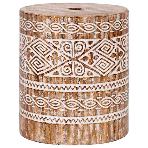 Base para sombrilla lavado Ø34 x 40 cm Madera sólida