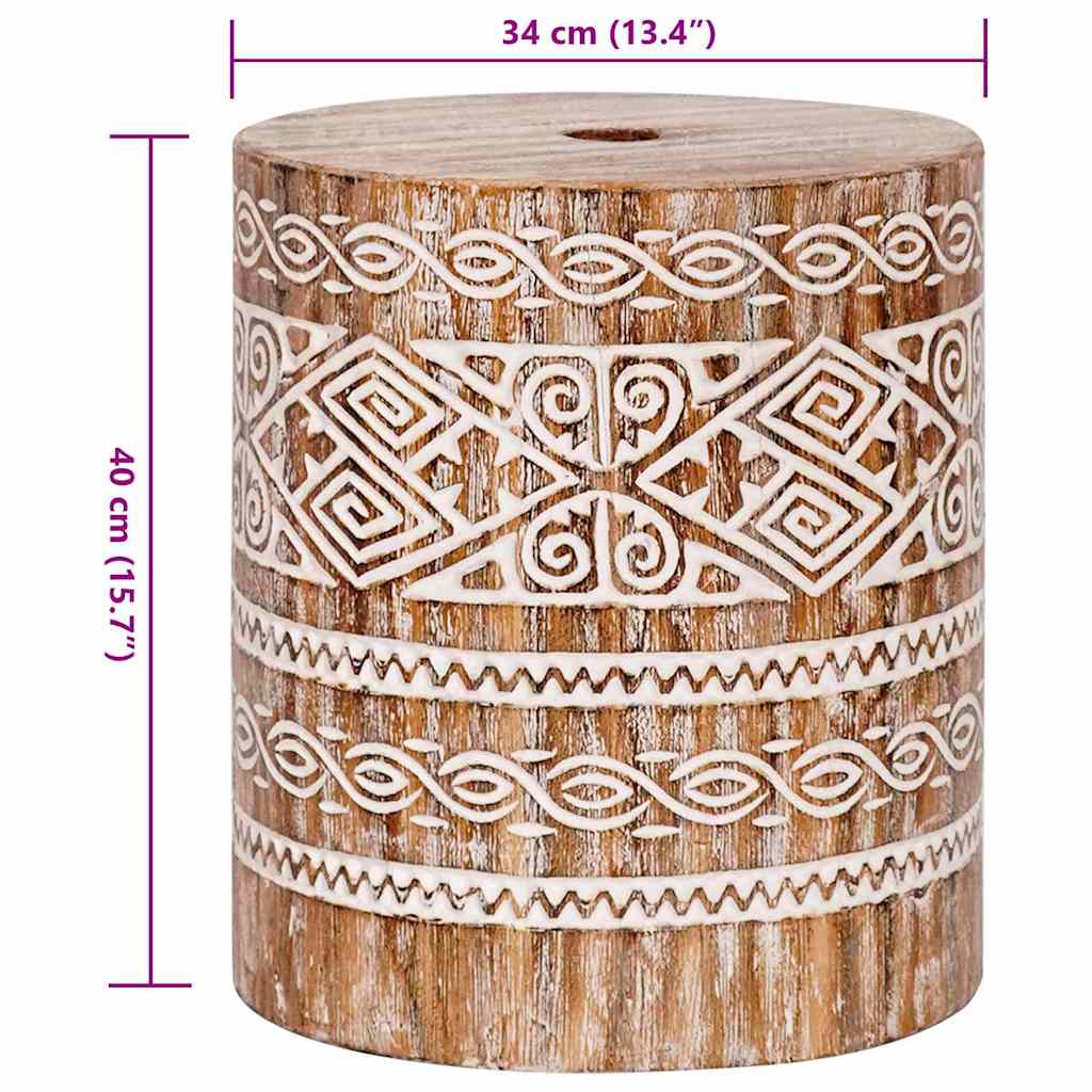 Base para sombrilla lavado Ø34 x 40 cm Madera sólida