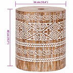 Base para sombrilla lavado Ø34 x 40 cm Madera sólida