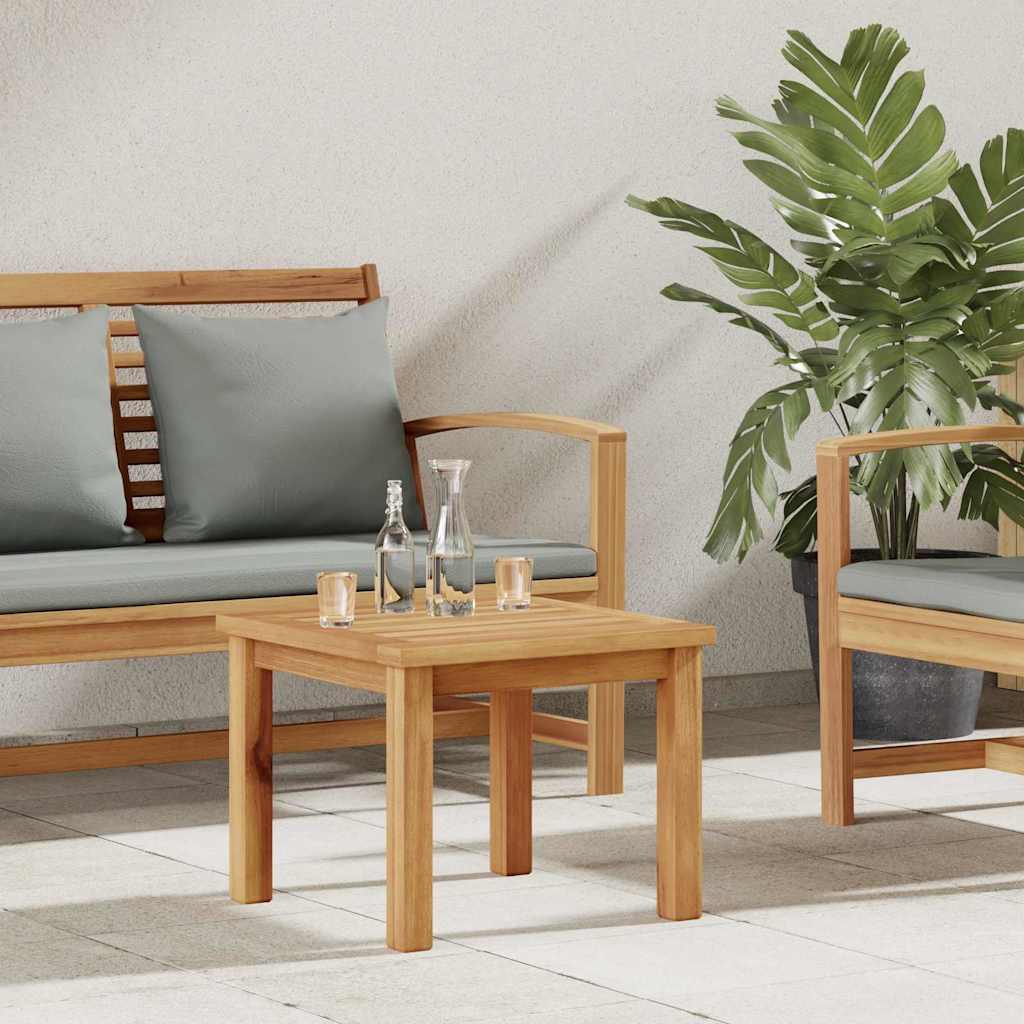 Brown Coffee Table 110 x 110 x 45 cm Solid Teak Wood
