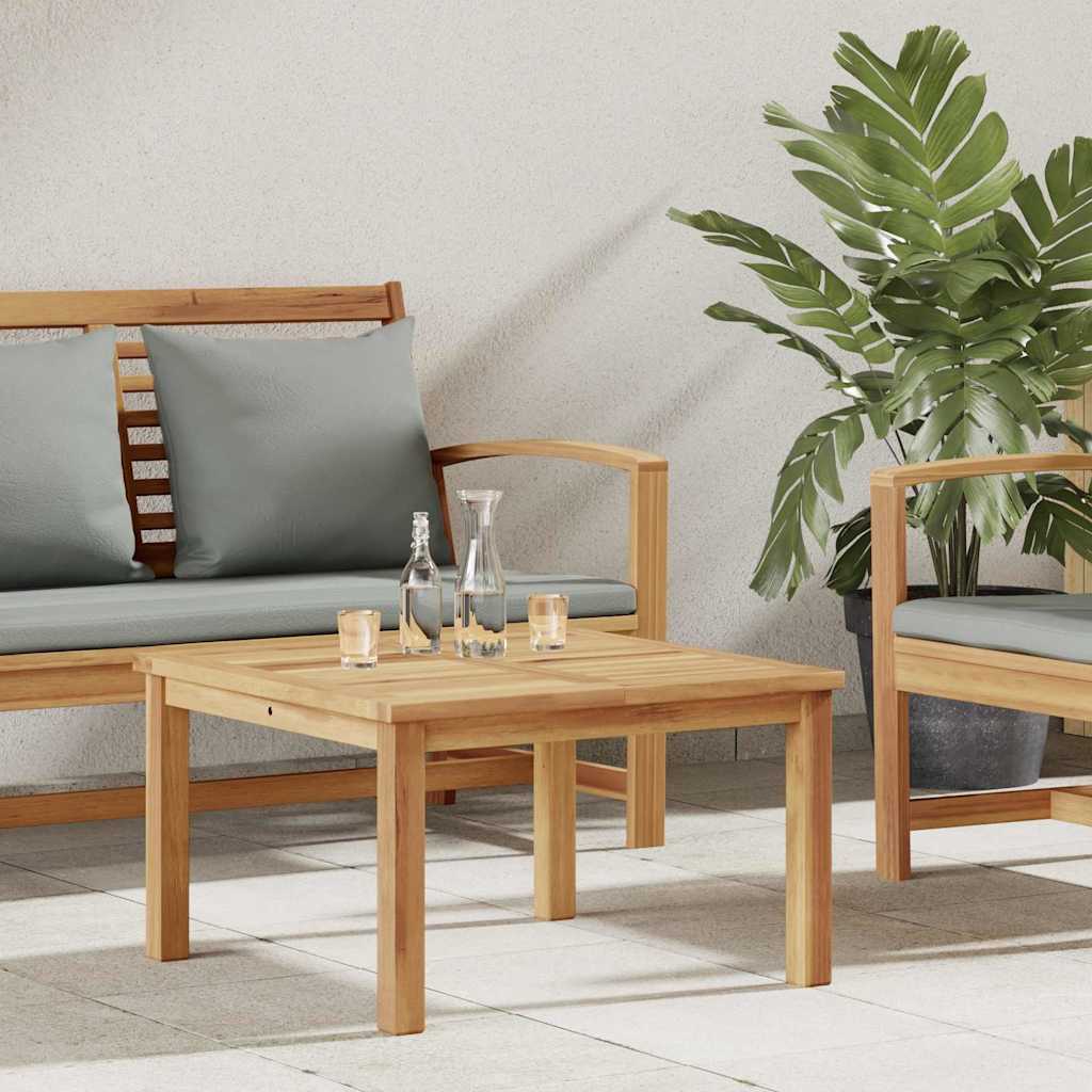 Brown Coffee Table 110 x 110 x 45 cm Solid Teak Wood
