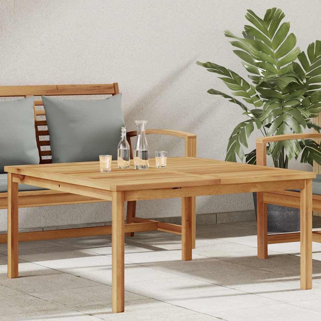 Brown Coffee Table 110 x 110 x 45 cm Solid Teak Wood