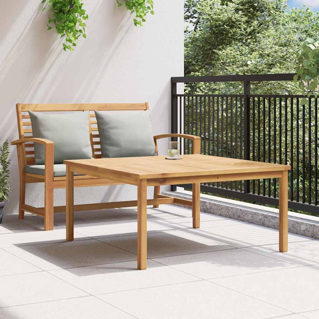 Mesa de Café Marrón 110 x 110 x 45 cm Madera de teca maciza