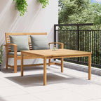 Mesa de Café Marrón 110 x 110 x 45 cm Madera de teca maciza