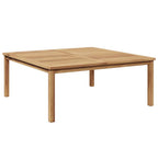 Mesa de Café Marrón 110 x 110 x 45 cm Madera de teca maciza