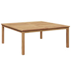 Mesa de Café Marrón 110 x 110 x 45 cm Madera de teca maciza