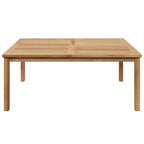 Mesa de Café Marrón 110 x 110 x 45 cm Madera de teca maciza
