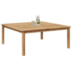 Mesa de Café Marrón 110 x 110 x 45 cm Madera de teca maciza