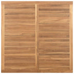 Mesa de Café Marrón 110 x 110 x 45 cm Madera de teca maciza