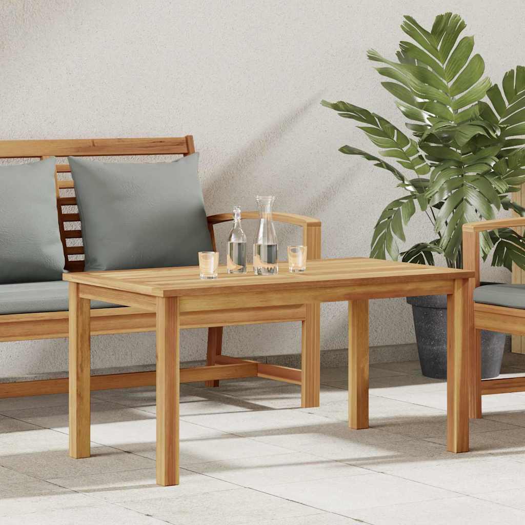 Brown Coffee Table 110 x 110 x 45 cm Solid Teak Wood