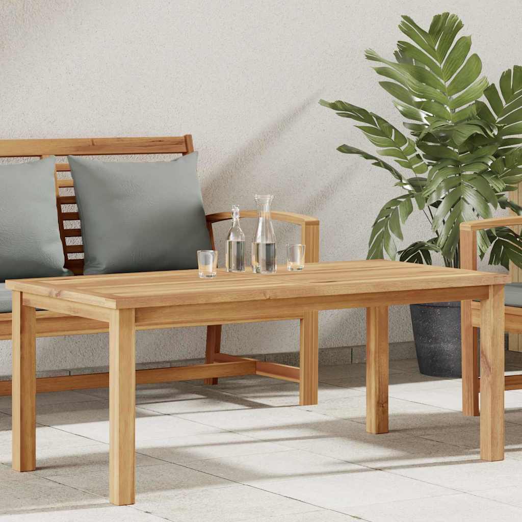 Mesa de Café Marrón 110 x 110 x 45 cm Madera de teca maciza