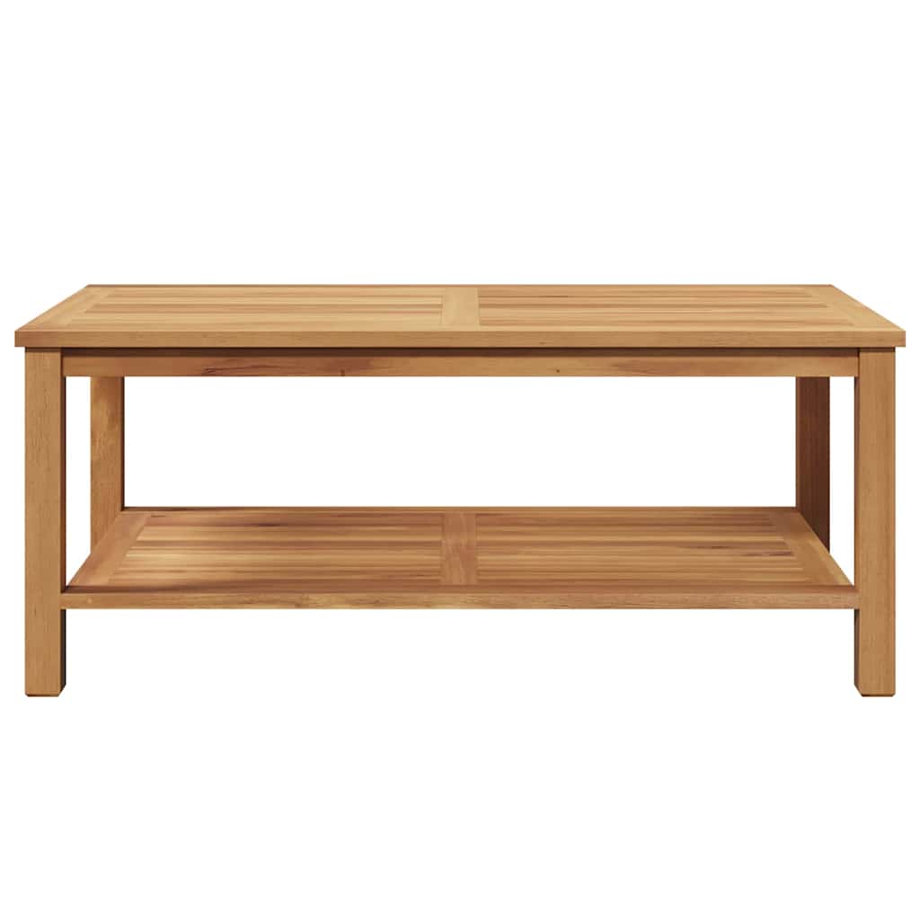 Mesa de Café Marrón 110 x 55 x 45 cm Madera de teca maciza