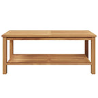 Mesa de Café Marrón 110 x 55 x 45 cm Madera de teca maciza