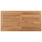 Mesa de Café Marrón 110 x 55 x 45 cm Madera de teca maciza