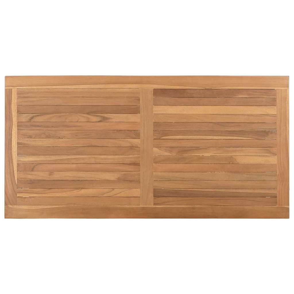 Mesa de Café Marrón 110 x 55 x 45 cm Madera de teca maciza