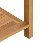 Mesa Consola Marrón 110 x 40 x 75 cm Madera de teca maciza