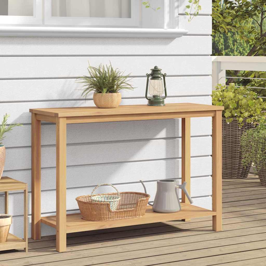 Mesa Consola Marrón 110 x 40 x 75 cm Madera de teca maciza
