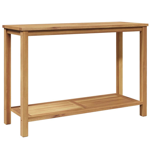 Brown Console Table 110 x 40 x 75 cm Solid Teak Wood