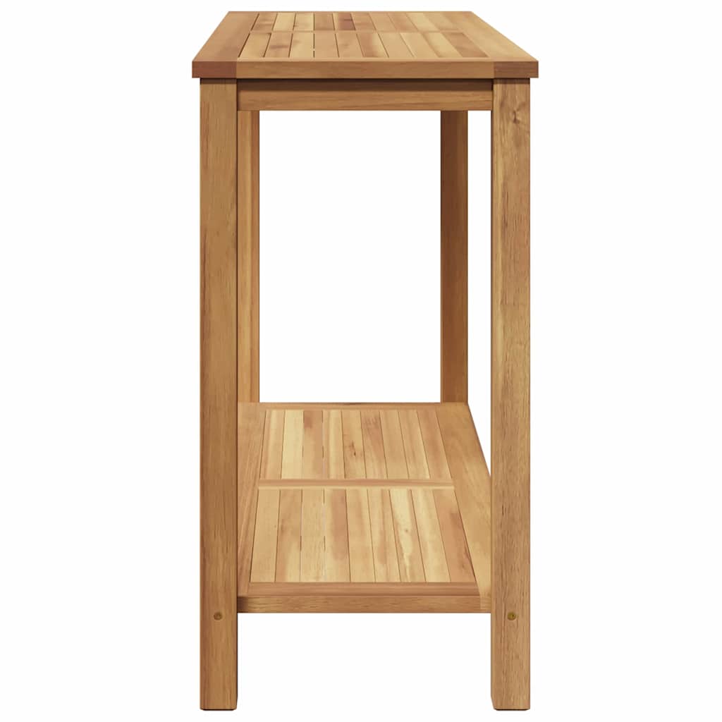 Mesa Consola Marrón 110 x 40 x 75 cm Madera de teca maciza