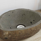 Fregadero de Piedra Río Gris Claro (30-37) x (25-30) x 12 cm