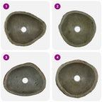 Fregadero de Piedra Río Gris Claro (30-37) x (25-30) x 12 cm