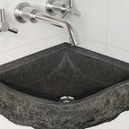Lavabo Gris (30-37) x (30-37) x 12 cm Piedra del Río