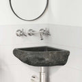 Lavabo Gris (30-37) x (30-37) x 12 cm Piedra del Río