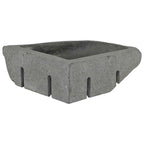 Lavabo Gris (30-37) x (30-37) x 12 cm Piedra del Río