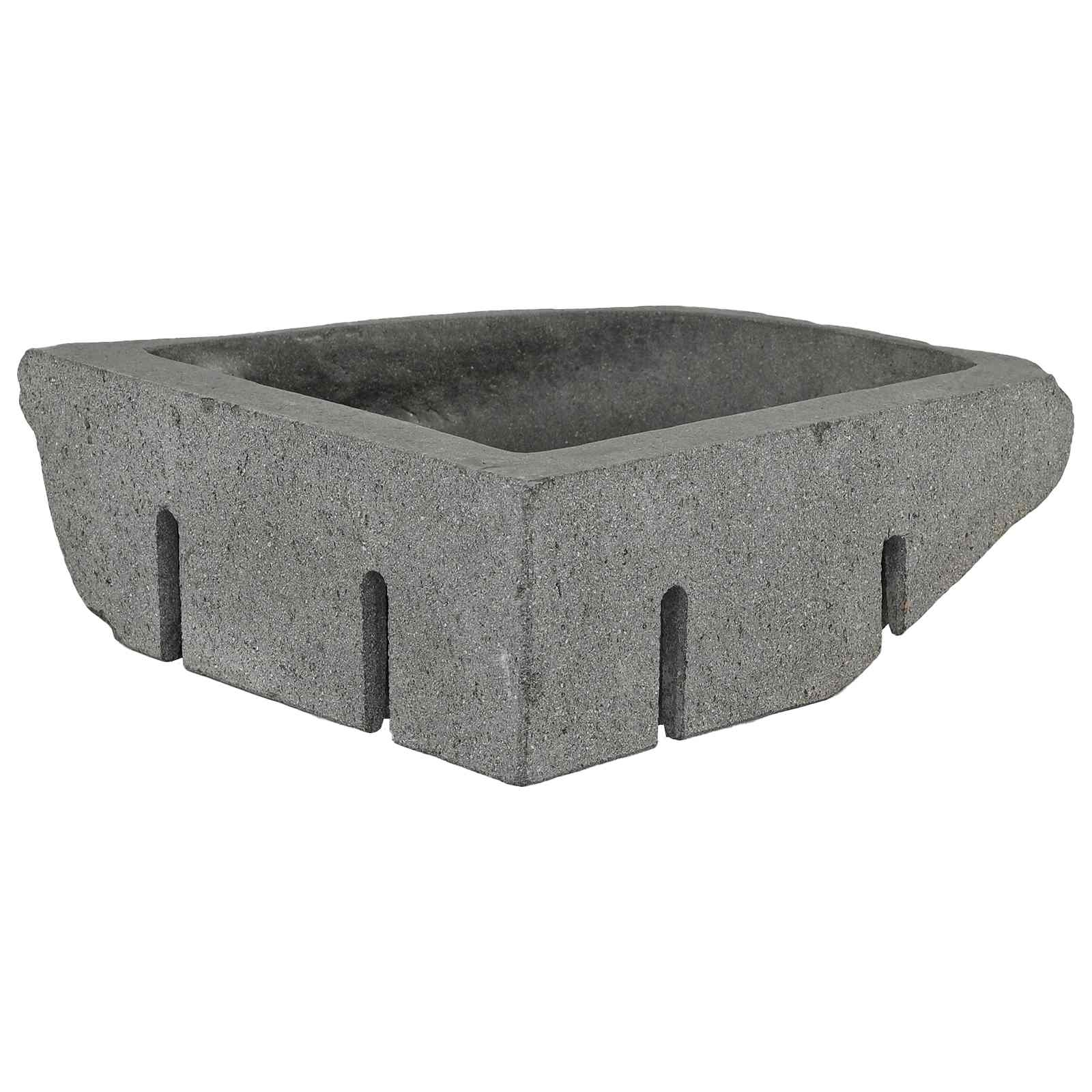 Lavabo Gris (30-37) x (30-37) x 12 cm Piedra del Río