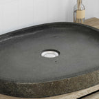 Lavabo de lavado Gris 65 x 50 x 6 cm Piedra de río