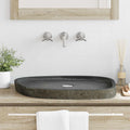 Lavabo de lavado Gris 65 x 50 x 6 cm Piedra de río