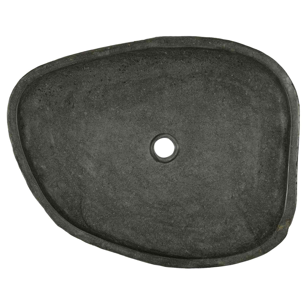 Lavabo de lavado Gris 65 x 50 x 6 cm Piedra de río