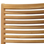 Silla 2 pcs Marrón 64.5 x 52 x 108 cm Madera de teca maciza