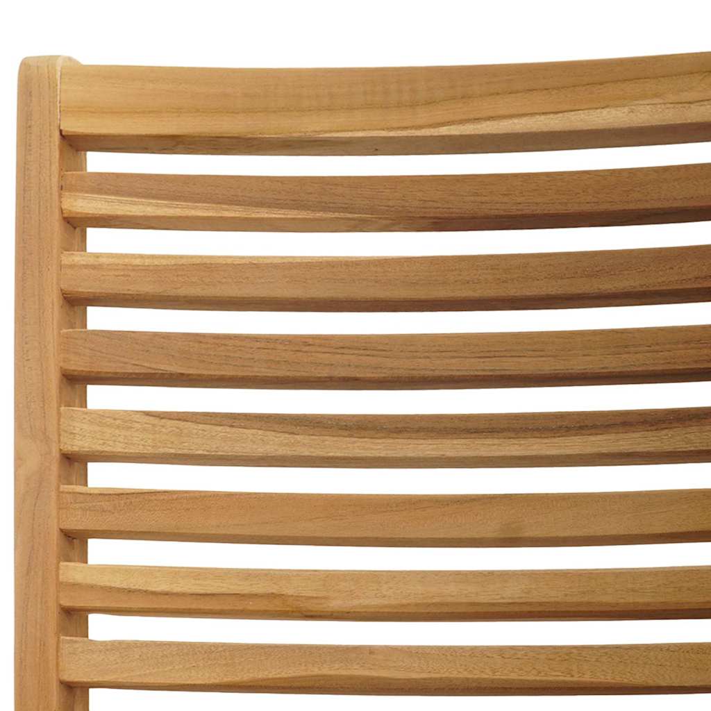 Silla 2 pcs Marrón 64.5 x 52 x 108 cm Madera de teca maciza